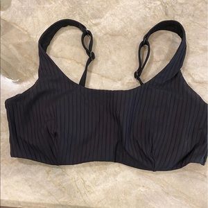 Athleta Black Bathing Suit Top